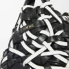 Bolso Nest Basket pequeño en piel de becerro