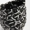 Bolso Nest Basket pequeño en piel de becerro