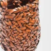Bolso Nest Basket pequeño en piel de becerro