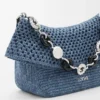 Bolso Ola mediano de ganchillo
