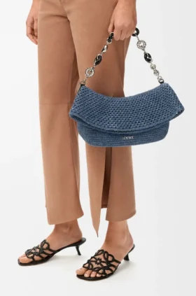 Bolso Ola mediano de ganchillo