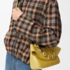 Bolso Ola mediano en piel de becerro lisa