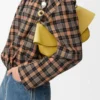 Bolso Ola mediano en piel de becerro lisa