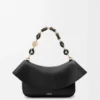 Bolso Ola mediano en piel de becerro lisa