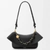 Bolso Ola mediano en piel de becerro lisa