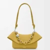 Bolso Ola mediano en piel de becerro lisa