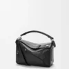 Bolso pequeño Panta Puzzle de piel de becerro brillante