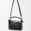 Bolso pequeño Panta Puzzle de piel de becerro brillante