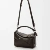 Bolso pequeño Panta Puzzle de piel de becerro brillante
