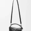 Bolso pequeño Panta Puzzle de piel de becerro brillante