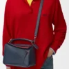 Bolso pequeño «Puzzle» en capas de piel de becerro clásica
