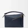 Bolso Puzzle Edge mediano en piel de becerro de grano suave