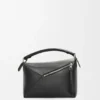 Bolso Puzzle Edge pequeño en piel de becerro clásica