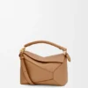 Bolso Puzzle Edge pequeño en piel de becerro de grano suave