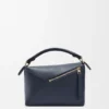 Bolso Puzzle Edge pequeño en piel de becerro de grano suave