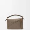 Bolso Puzzle Edge pequeño en piel de becerro de grano suave
