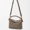 Bolso Puzzle Edge pequeño en piel de becerro de grano suave