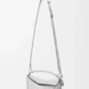 Bolso Puzzle Edge pequeño en piel de cordero laminada