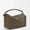 Bolso Puzzle grande en piel de becerro granulada y flexible