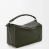 Bolso Puzzle grande en piel de becerro granulada y flexible