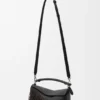 Bolso Puzzle pequeño con flecos en piel de becerro clásica