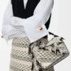 Bolso Puzzle pequeño en tejido trenzado