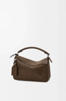 Bolso Puzzle pequeño «Featherlight» en nubuck granulado