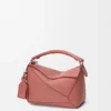 Bolso Puzzle pequeño Featherlight en piel de cordero napa