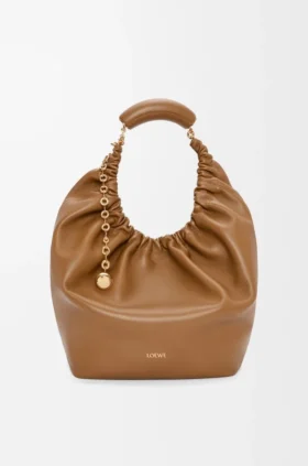 Bolso «Squeeze» mediano en piel de cordero napa suave