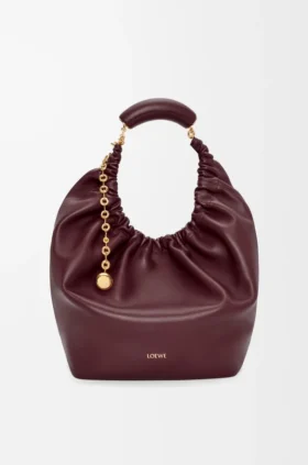 Bolso «Squeeze» mediano en piel de cordero napa suave