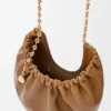 Bolso «Squeeze» mediano en piel de cordero napa suave