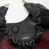 Bolso «Squeeze» mini de piel con abalorios
