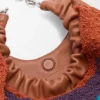 Bolso «Squeeze» mini de piel con abalorios