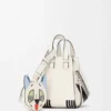 Bolso tipo Hammock Compact «Futurist Cat» en piel de becerro clásica