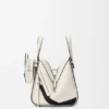 Bolso tipo Hammock Compact «Futurist Cat» en piel de becerro clásica