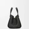 Bolso tipo hammock compacto de piel de becerro