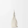 Bolso tipo pañuelo mediano de piel de becerro lisa