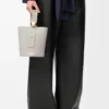 Bolso tipo Pebble Bucket «Mini Pebble» en piel de becerro lisa