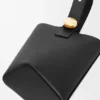 Bolso tipo Pebble Bucket «Mini Pebble» en piel de becerro lisa