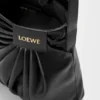 Bolso tote drapeado en piel de cordero napa suave