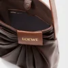 Bolso tote drapeado en piel de cordero napa suave