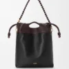 Bolso tote «Flamenco Purse» en piel de cordero napa suave