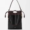 Bolso tote «Flamenco Purse» en piel de cordero napa suave