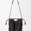 Bolso tote «Flamenco Purse» en piel de cordero napa suave