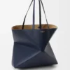 Bolso tote grande horizontal «Puzzle Fold» en piel de becerro de grano suave