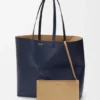 Bolso tote grande horizontal «Puzzle Fold» en piel de becerro de grano suave