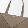 Bolso tote grande horizontal «Puzzle Fold» en piel de becerro de grano suave