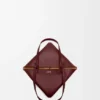Bolso tote mediano «Puzzle Fold» en piel de becerro brillante