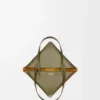 Bolso tote mediano «Puzzle Fold» en piel de becerro brillante