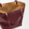 Bolso tote mediano «Puzzle Fold» en piel de becerro brillante
